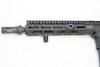 Dead Foot Arms M-LOK Hand-Stop billet aluminum in black anodized finish mounted on AR handguard