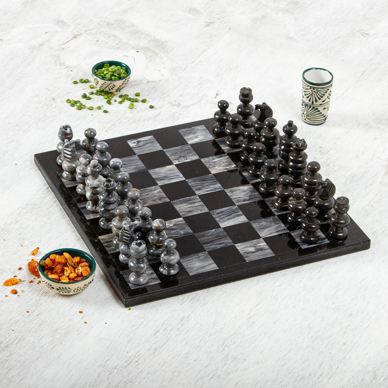 mexican marble chess set