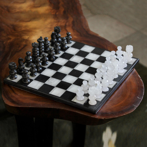 Onyx and Marble Chess Set 'Classic'