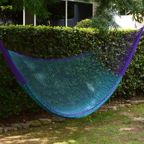 Striped Rope Hammock (Double) 'Royal Pheasant'