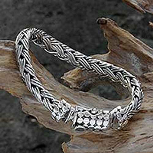 Sterling Silver Chain Bracelet 'Friendship'