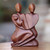 Original Wood Sculpture Hand Carved in Indonesia 'Family Peace' Original Wood Sculpture Hand Carved in Indonesia 'Family Peace'
