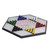 Hand Crafted Marble Chinese Checker Game Set 'Colorful Contrast' Hand Crafted Marble Chinese Checker Game Set 'Colorful Contrast'