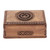 Carved Walnut Wood Jewelry Box 'Exotic Radiance' Carved Walnut Wood Jewelry Box 'Exotic Radiance'