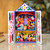 Folk Art Retablo Peruvian Nativity Scene 'Chapel of Santa Ana'