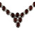 Fair Trade Garnet Choker Necklace Sterling Silver Love 'Cascading Crimson' Fair Trade Garnet Choker Necklace Sterling Silver Love 'Cascading Crimson'