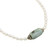 Handcrafted Pearl and Jade Necklace 'Touch of Life' Handcrafted Pearl and Jade Necklace 'Touch of Life'