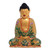 Hand Painted Wood Sculpture 'Buddha of Paradise' Hand Painted Wood Sculpture 'Buddha of Paradise'