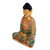 Hand Painted Wood Sculpture 'Buddha of Paradise' Hand Painted Wood Sculpture 'Buddha of Paradise'