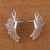 Sterling Silver Button Bird Earrings 'On Doves' Wings' Sterling Silver Button Bird Earrings 'On Doves' Wings'