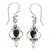 Garnet Sterling Silver Dangle Earrings 'Crimson Tears' Garnet Sterling Silver Dangle Earrings 'Crimson Tears'
