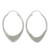 950 Silver Hoop Earrings 'Silver Boomerang' 950 Silver Hoop Earrings 'Silver Boomerang'