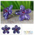 Hand Crafted Beaded Amethyst Earrings 'Peace Flower' Hand Crafted Beaded Amethyst Earrings 'Peace Flower'