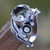 Handcrafted Floral Prasiolite Ring 'Sunflowers' Handcrafted Floral Prasiolite Ring 'Sunflowers'