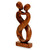 Romantic Wood Sculpture 'Heart to Heart' Romantic Wood Sculpture 'Heart to Heart'