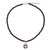 Garnet and Sterling Silver Choker 'Lucky Charm'