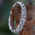 Floral Sterling Silver Band Ring 'Silver Garland' Floral Sterling Silver Band Ring 'Silver Garland'