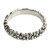 Floral Sterling Silver Band Ring 'Silver Garland' Floral Sterling Silver Band Ring 'Silver Garland'