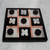 Marble Tic Tac Toe Board Game from Mexico 'Rose on Black' Marble Tic Tac Toe Board Game from Mexico 'Rose on Black'