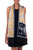 Handmade Silk Batik Scarf with Floral Motifs from Bali 'Golden Paradise'