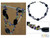 Unique Onyx and Amethyst Beaded Necklace 'Enchantment' Unique Onyx and Amethyst Beaded Necklace 'Enchantment'