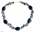Unique Onyx and Amethyst Beaded Necklace 'Enchantment' Unique Onyx and Amethyst Beaded Necklace 'Enchantment'