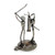 Recycled Metal Auto Parts Golf Sculpture 'Rustic Golfer'
