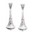 Handmade Sterling Silver Dangle Earrings 'Temple Bells'