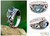 Handcrafted Blue Topaz and Sterling Silver Ring 'Feminine Charm'