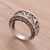 Artisan Crafted Sterling Silver Band Ring 'Refinement' Artisan Crafted Sterling Silver Band Ring 'Refinement'