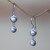 Pearl Sterling Silver Dangle Earrings 'Two Full Moons' Pearl Sterling Silver Dangle Earrings 'Two Full Moons'