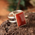 Sterling Silver Jasper Cocktail Ring from Peru 'Passionate One' Sterling Silver Jasper Cocktail Ring from Peru 'Passionate One'
