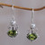 Peridot Sterling Silver Drop Earrings 'Sunrise Spirit' Peridot Sterling Silver Drop Earrings 'Sunrise Spirit'