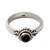 Sterling Silver and Garnet Ring 'Mystery' Sterling Silver and Garnet Ring 'Mystery'