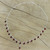 Artisan Crafted Sterling Silver Waterfall Garnet Necklace 'Scarlet Droplets' Artisan Crafted Sterling Silver Waterfall Garnet Necklace 'Scarlet Droplets'