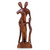 Wood Family Sculpture from Indonesia 'Family Scene' Wood Family Sculpture from Indonesia 'Family Scene'