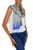 Batik Silk Scarf from Indonesia 'Blue Jasmine' Batik Silk Scarf from Indonesia 'Blue Jasmine'