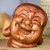 Wood statuette 'Buddha's Laughter' Wood statuette 'Buddha's Laughter'
