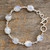 Rainbow Moonstone link bracelet 'Mysteries' Rainbow Moonstone link bracelet 'Mysteries'