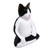 Wood statuette 'Yoga Cat'