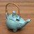 Handmade Blue Ceramic Teapot  'Buddha and the Turquoise Eleph' Handmade Blue Ceramic Teapot  'Buddha and the Turquoise Eleph'