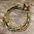 Hand Crafted Brass and Jasper Bracelet from Thailand 'Joy' Hand Crafted Brass and Jasper Bracelet from Thailand 'Joy'