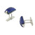 Modern Sterling Silver Lapis Lazuli Cufflinks 'Blue Intensity'