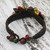Beaded Multigem Bracelet 'Dark Phoenix' Beaded Multigem Bracelet 'Dark Phoenix'