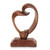 Romantic Wood Sculpture 'Heart Bond' Romantic Wood Sculpture 'Heart Bond'