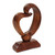 Romantic Wood Sculpture 'Heart Bond' Romantic Wood Sculpture 'Heart Bond'