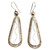 Handmade Copper Accent Silver Earrings from Mexico 'Aura' Handmade Copper Accent Silver Earrings from Mexico 'Aura'