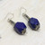 Lapis lazuli dangle earrings 'Blue Goddess' Lapis lazuli dangle earrings 'Blue Goddess'