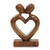 Wood sculpture 'Love Flows' Wood sculpture 'Love Flows'