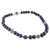 Handmade Sterling Silver and Lapis Lazuli Beaded Necklace 'Elegance'